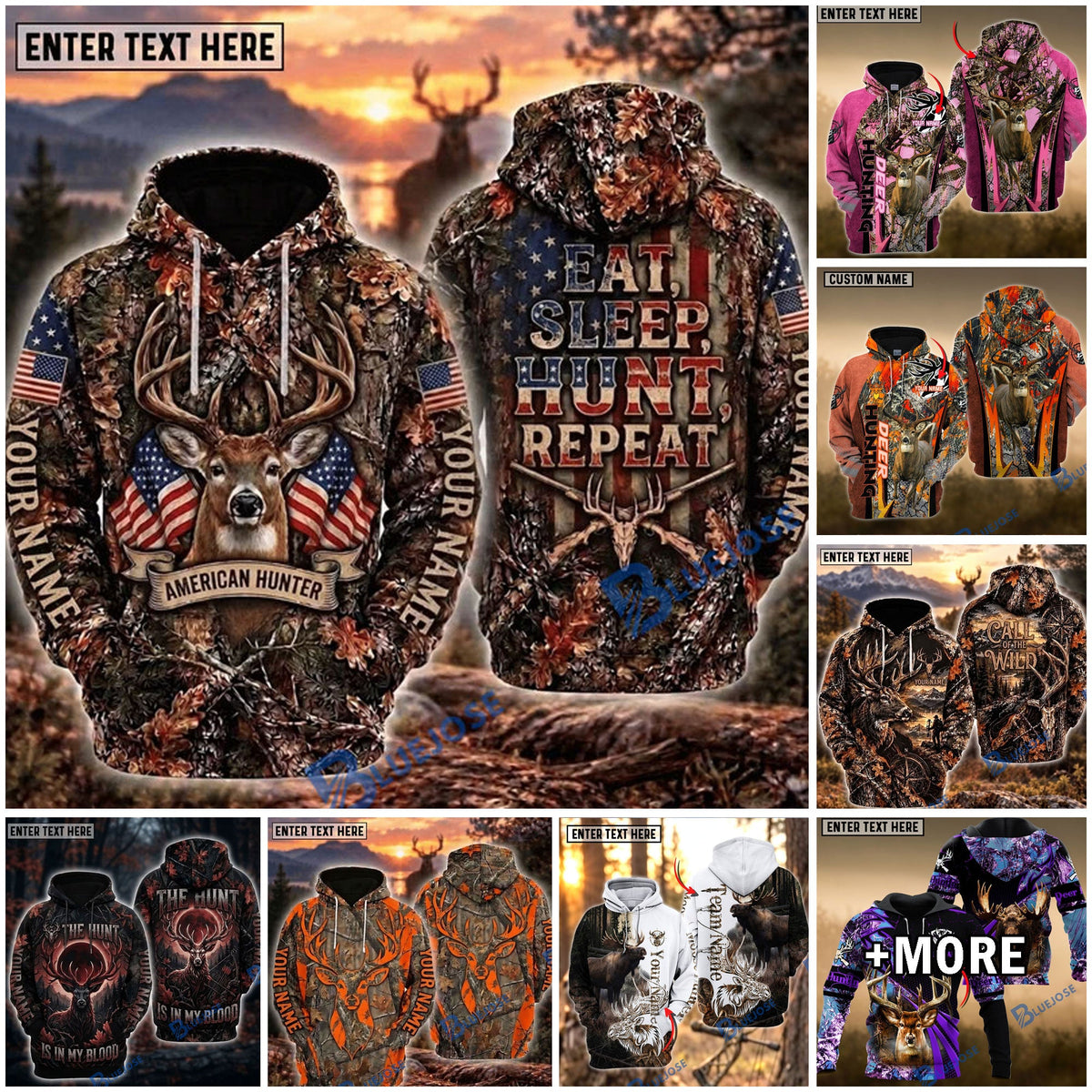 BlueJose Hunting Lover Shirt Collection