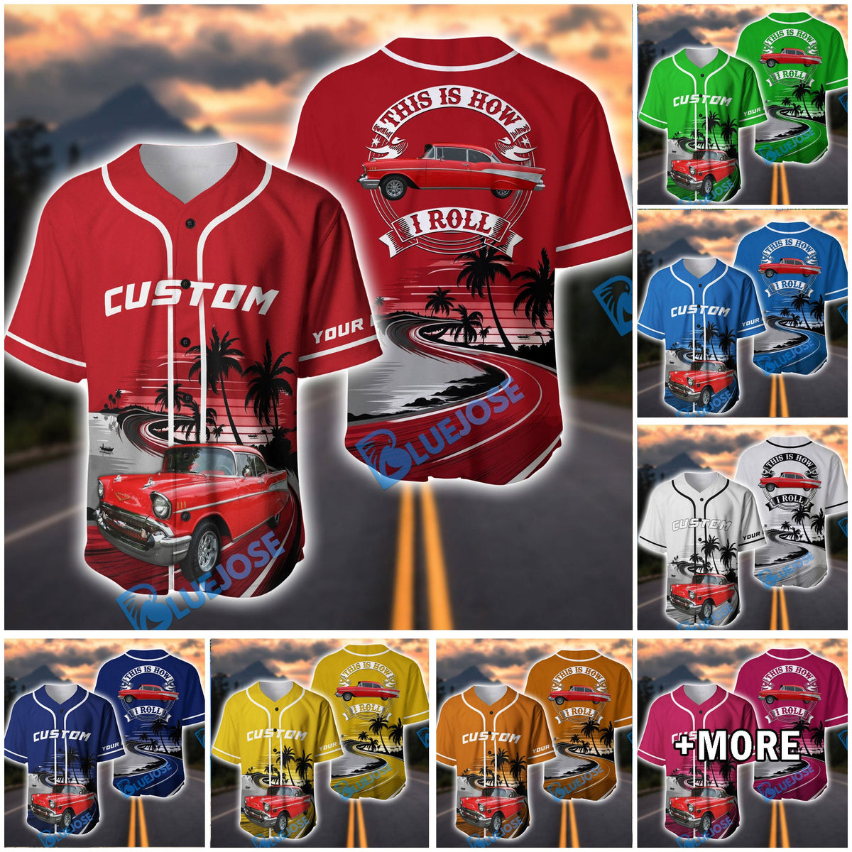 Personalized Car Jersey Collection