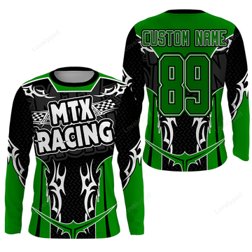 BlueJose PersonalizedÂ Motorcycle Dirt Bike Motocross Off-Road Riders Racewear