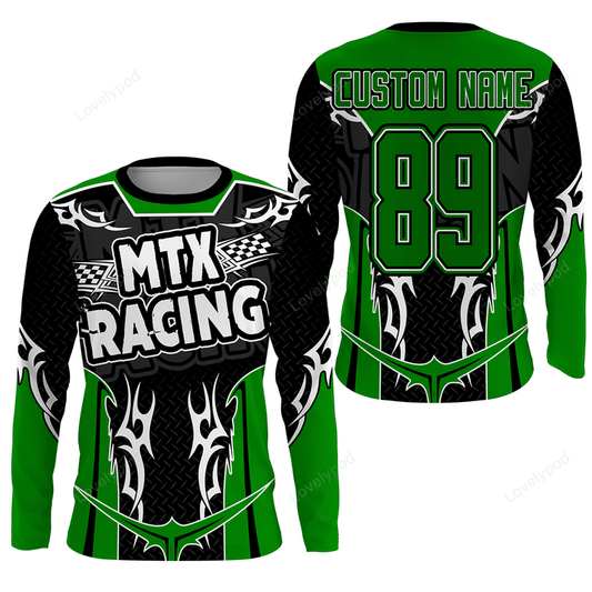 BlueJose PersonalizedÂ Motorcycle Dirt Bike Motocross Off-Road Riders Racewear