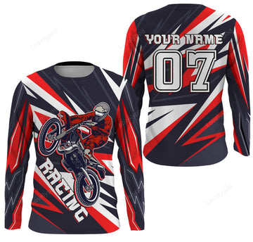 BlueJose Personalized Number & Name Motorcycle Off-Road Riders Dirt Bike Racing