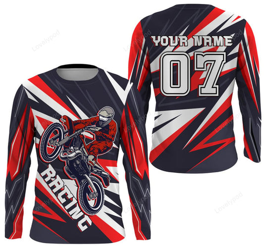 BlueJose Personalized Number & Name Motorcycle Off-Road Riders Dirt Bike Racing
