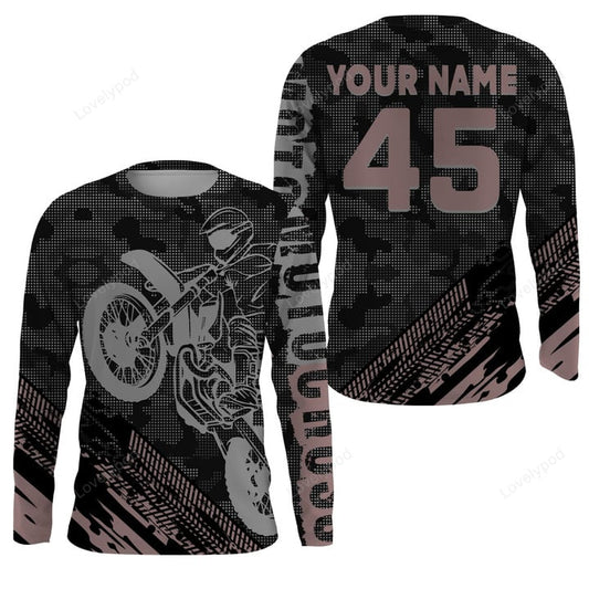 BlueJose Personalized Number & Name Motorcycle Off-Road Riders Dirt Bike Racing