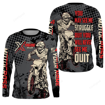 BlueJose Personalized Number & Name Motorcycle Off-Road Riders Dirt Bike Racing