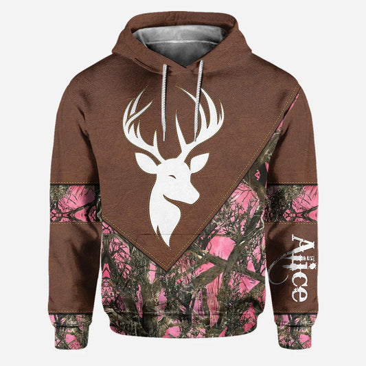 BlueJose Country Girl, Personalized Hunting All Over Shirt, Personalized 3D Hoodie For Hunting Lover