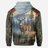 BlueJose Love Hunting, Personalized Hunting All Over Shirt, Personalized 3D Hoodie For Hunting Lover