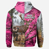 BlueJose Country Girl, Personalized Hunting All Over Shirt, Personalized 3D Hoodie For Hunting Lover