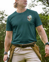 BlueJose Hunting The Quiet Fishing The Calm Shirt, Personalized Hunting 3D Shirt - Teal