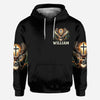 BlueJose Love Hunting, Personalized Hunting All Over Shirt, Personalized 3D Hoodie For Hunting Lover