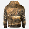 BlueJose Hunting Deer, Personalized Hunting All Over Shirt, Personalized 3D Hoodie For Hunting Lover