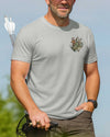 BlueJose In The Woods Or By The Water Shirt, Personalized Hunting 3D Shirt - Grey