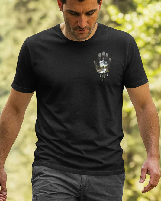BlueJose I'm A Hiker Of His Hills Personalized Hiking Shirt - Black