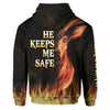 BlueJose Hunting Couple, Personalized Couple Hunting Hoodie, Personalized 3D Hoodie For Hunting Lover