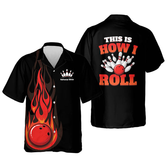 BlueJose Bowling This Is How I Roll Personalized Name Hawaiian Shirt