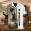 BlueJose Premium U.S Multiple Service Veteran Polo Shirt
