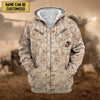BlueJose Premium Personalised US Veteran Zip Hoodie