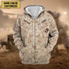 BlueJose Premium Personalised US Veteran Zip Hoodie Fleece