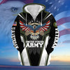 BlueJose Premium All Gave Some Some Gave All US Veteran Zip Hoodie