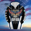 BlueJose Premium All Gave Some Some Gave All US Veteran Zip Hoodie