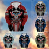 BlueJose Premium Freedom Is Not Free US Veteran Zip Hoodie