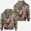 BlueJose Love Hunting, Personalized Hunting All Over Shirt, Personalized 3D Hoodie For Hunting Lover