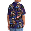 Bluejose 4th Of July Funny Pug Hot Rod Hawaiian Shirt
