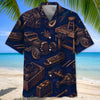 BlueJose Mechanic Hot Rod Vintage Art Hawaiian Shirt
