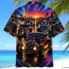 BlueJose Color Blast Hot Rod Hawaiian Shirt