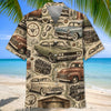 Bluejose Classic Car Vintage Hawaiian Shirt