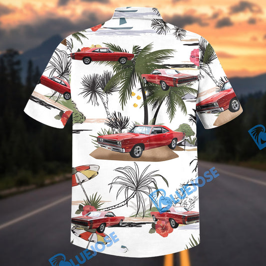 Bluejose Personalized Car Vintage 1969 Dodge Super Bee Hawaiian Shirt