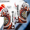 BlueJose Fire Blaster Darts Personalized Name, Team Name Shirt (4 Colors)