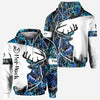 BlueJose Her Buck His Doe, Personalized Hunting All Over Shirt, Personalized 3D Hoodie For Hunting Lover