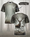 BlueJose Born To Hunt Saved By Grace, Personalized Hunting 3D Shirt