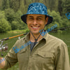 BlueJose Blue Wave Bucket Hat