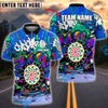 BlueJose Darts Skateboard Graffiti King Style Personalized Name, Team Name Shirt (4 Colors)