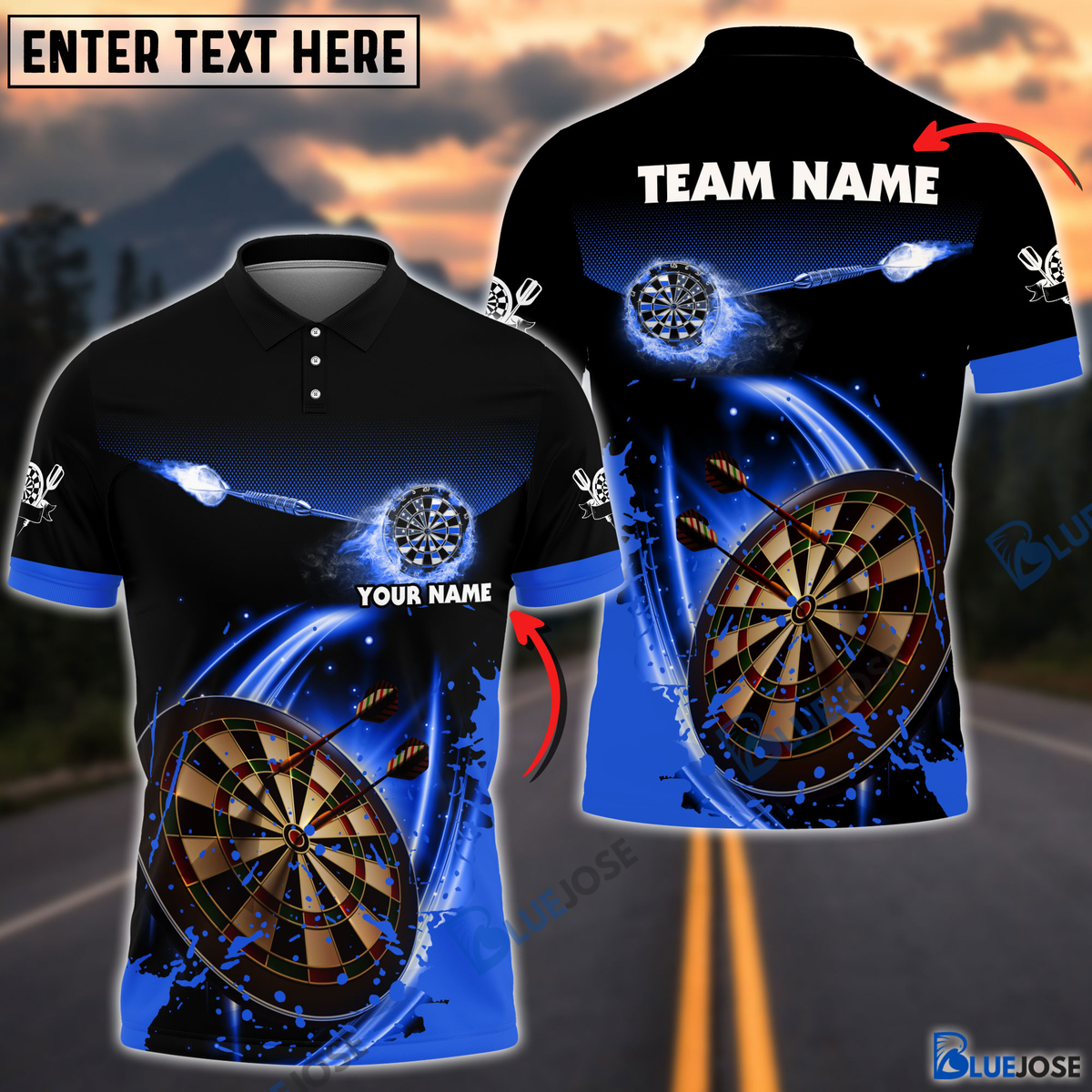 BlueJose Darts Shirts