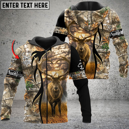 BlueJose Deer Hunting Personalized Name Shirts For Kids