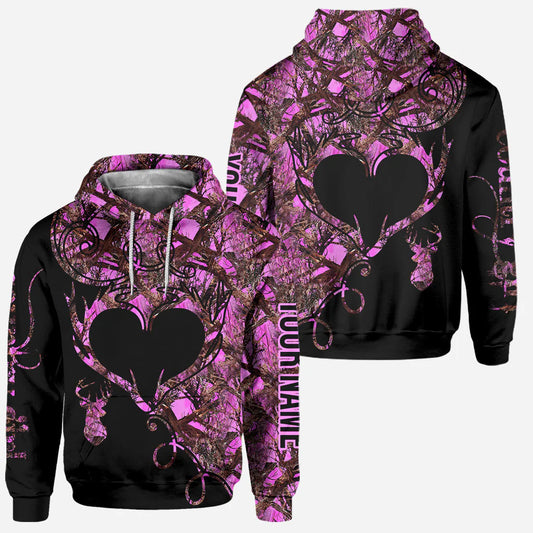 BlueJose Country Girl, Personalized Hunting All Over Shirt, Personalized 3D Hoodie For Hunting Lover