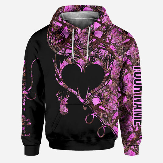BlueJose Country Girl, Personalized Hunting All Over Shirt, Personalized 3D Hoodie For Hunting Lover