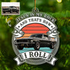 Bluejose This Is How I Roll - Custom Car Photo Route 66 Vintage Acrylic Ornament