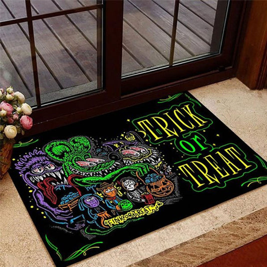 BlueJose Rat Fink Trunk or Treat Doormat Rug