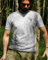 BlueJose I've Got Hunting In My Veins And Jesus In My Heart Grey Shirt, Personalized Hunting 3D Shirt
