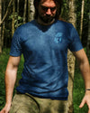 BlueJose I've Got Hunting In My Veins And Jesus In My Heart Blue Shirt, Personalized Hunting 3D Shirt