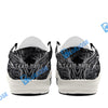 BlueJose Billiards 8 Chain Scar Wolf White Canvas Loafer Shoes (4 Colors)