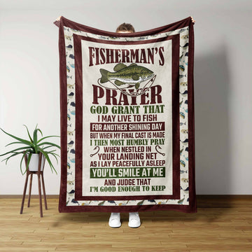 BlueJose Fisherman's Prayer Blanket Blanket