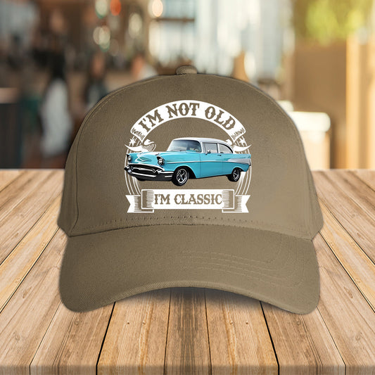 BlueJose Personalized Car's Photo I'm Not Old I'm Classic Funny Car Graphic Cap