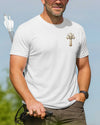 BlueJose Faith Loads My Rifle Shirt, Personalized Hunting 3D Shirt - White