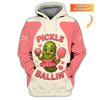 Personalized “Pickle Ballin’ Cute Funny Women’s Pickleball T Shirts, Custom Name Pickleball Shirt, Gift For Pickleball Lover