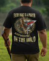 BlueJose Every Hunt Shirt, Personalized Hunting 3D Shirt - Black