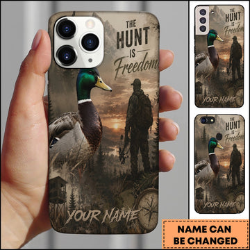 BlueJose Duck Hunting Freedom Wilderness Personalized Nam 3D Phone Case